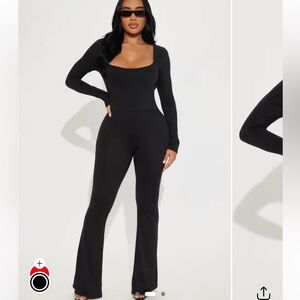 Squeeze Elegant Black Jumpsuit